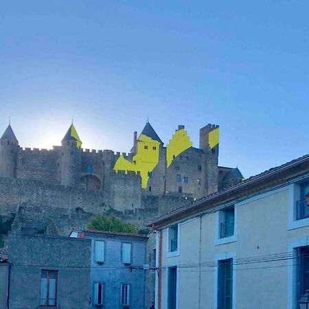 Le Templier Vue Cite Pied Cite Medievale Neuf Carcassonne Bagian luar foto