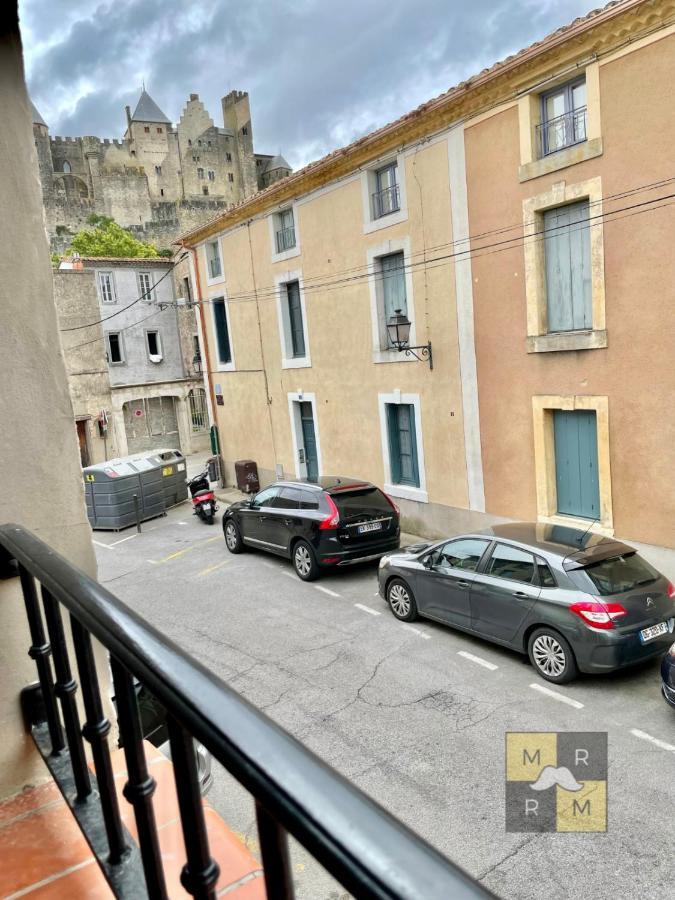 Le Templier Vue Cite Pied Cite Medievale Neuf Carcassonne Bagian luar foto